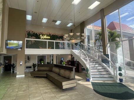 Sala de estar en el lobby