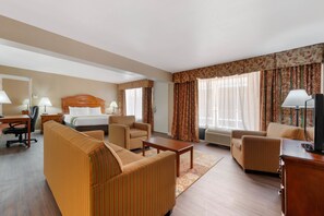 商務客房, 1 張特大雙人床和 1 張沙發床, 非吸煙房 (2 Person Sofa bed) | 起居區 | 32-吋 LCD 液晶電視、有線頻道、電視
