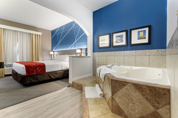 Suite, 1 King Bed, Non Smoking | 1 bedroom, premium bedding, down duvets, desk