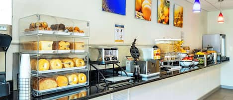 Free daily full breakfast