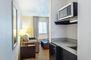 套房, 1 張加大雙人床和 1 張沙發床, 非吸煙房 | 書桌、熨斗/熨衣板、折疊床/加床、免費無線上網