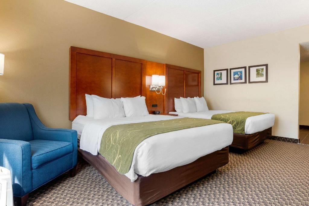 Down duvets, in-room safe, desk, blackout curtains