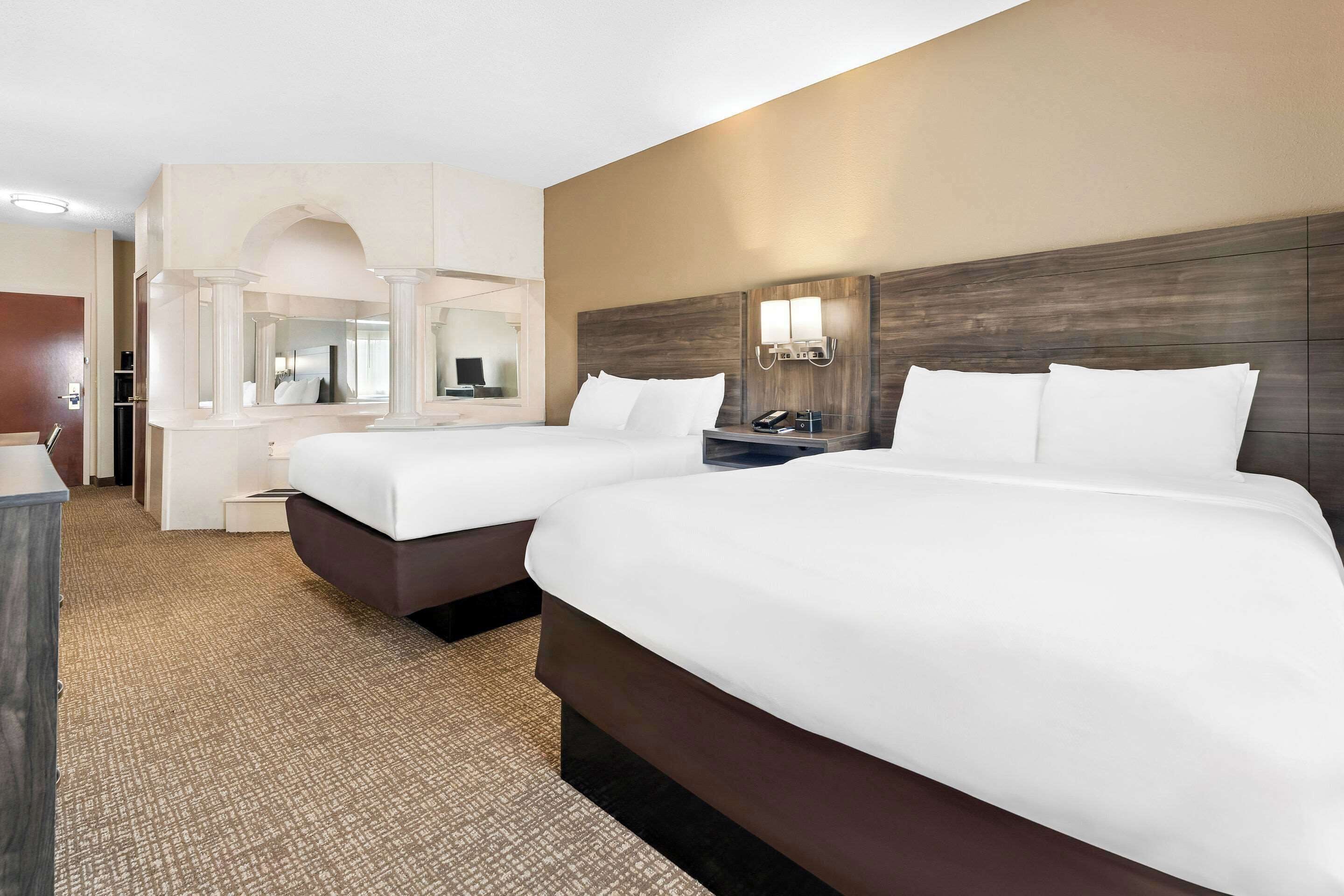 premium bedding, desk, iron/ironing board, free cots/infant beds