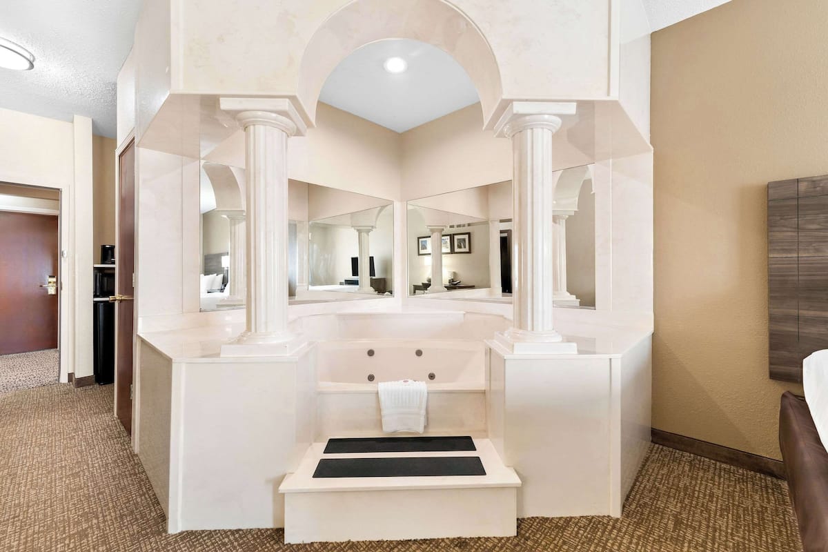 premium bedding, desk, iron/ironing board, free cots/infant beds