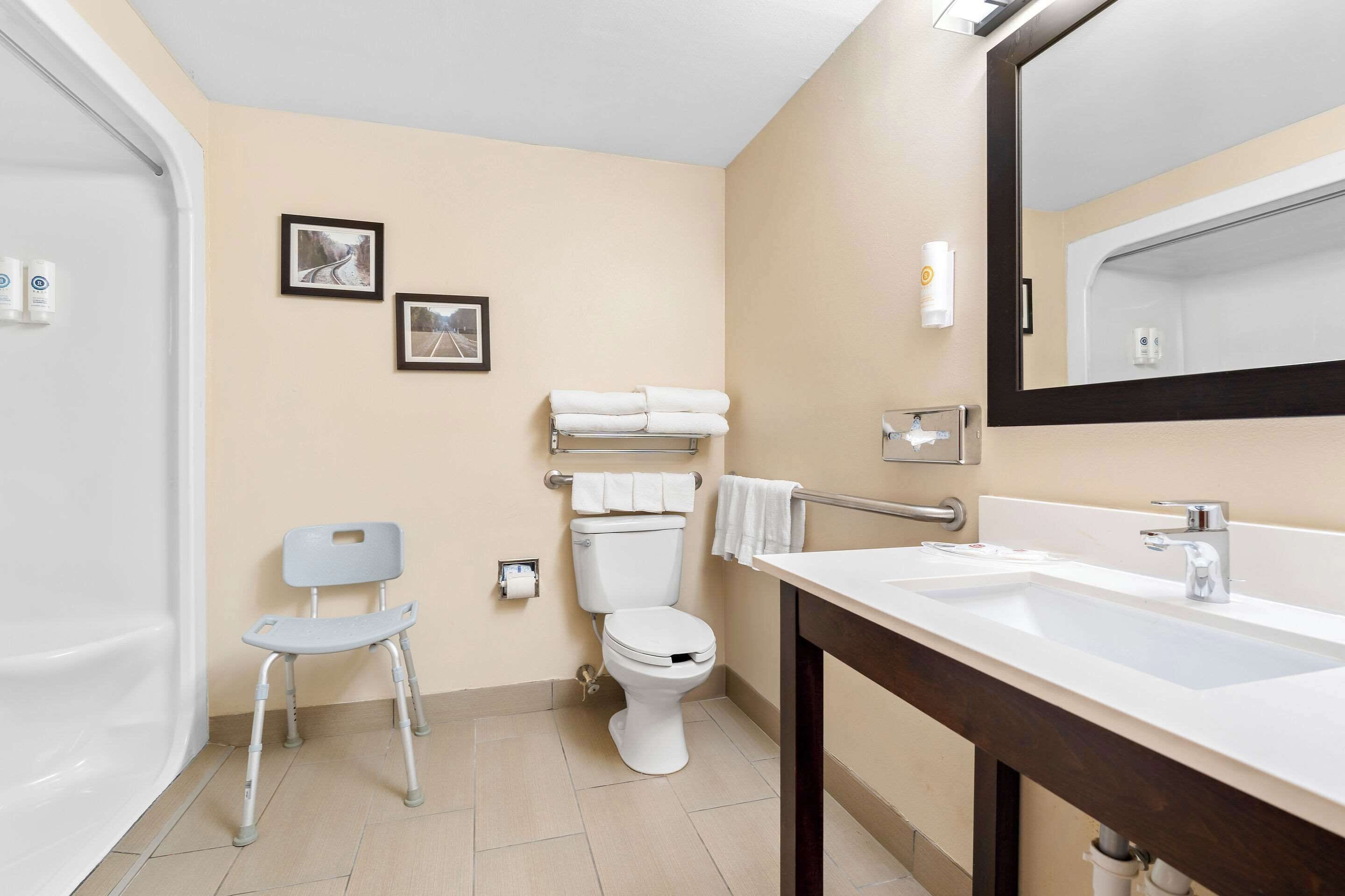 premium bedding, desk, iron/ironing board, free cots/infant beds