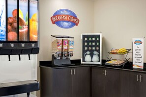 Petit déjeuner continental compris tous les jours