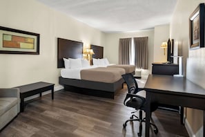 Literie de qualité supérieure, surmatelas, bureau, chambres insonorisées