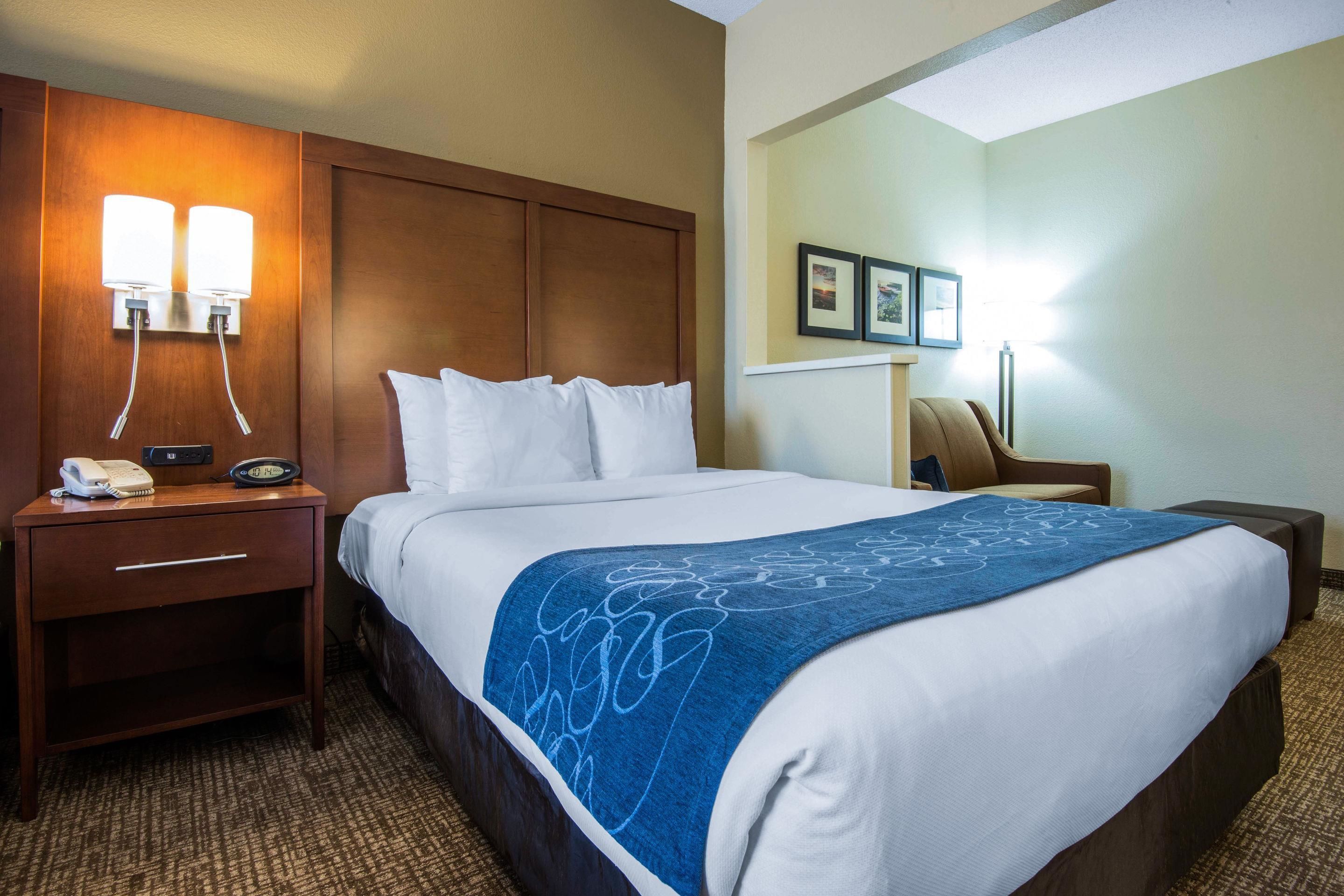 suite (2 queen beds and  1 sofa bed ) | desk, laptop workspace, blackout curtains, iron/ironing board