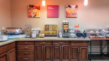 Free daily on-the-go breakfast