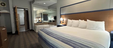 Deluxe-Suite, 1 Schlafzimmer, Nichtraucher | Hochwertige Bettwaren, Daunenbettdecken, Pillowtop-Betten