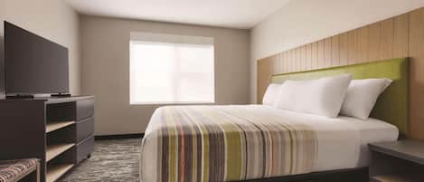 1 habitación, ropa de cama de alta calidad y escritorio