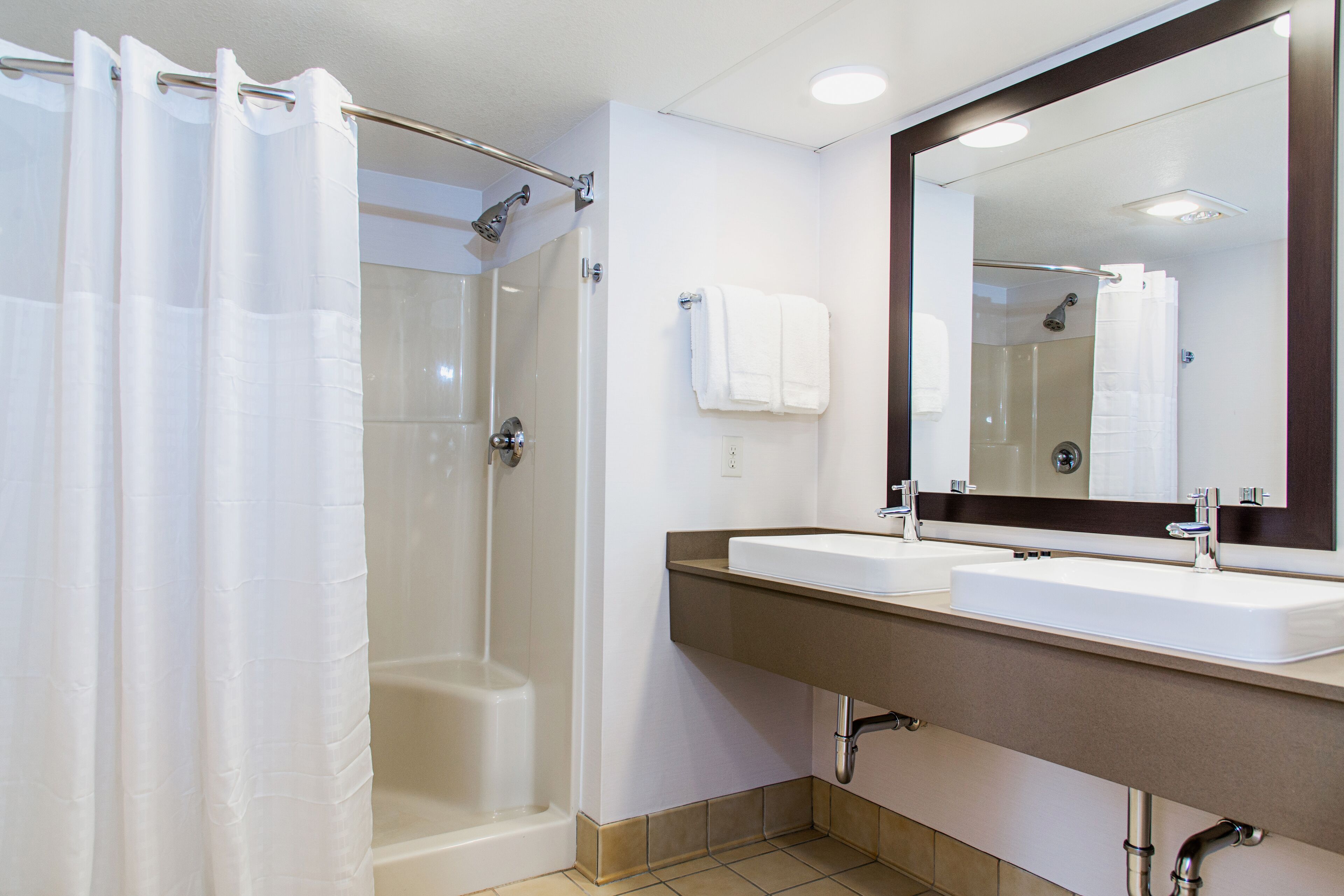 free toiletries, hair dryer, towels, soap