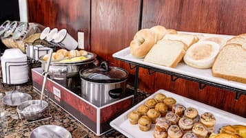 Free buffet breakfast