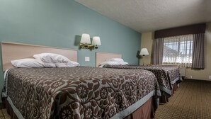 Iron/ironing board, cribs (free), WiFi (free), bed sheets