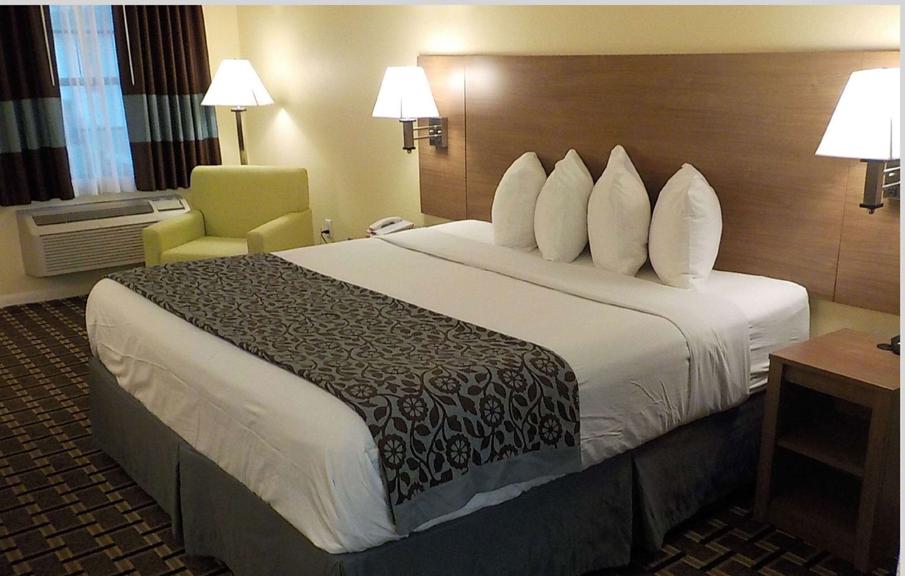 In-room safe, desk, laptop workspace, blackout drapes
