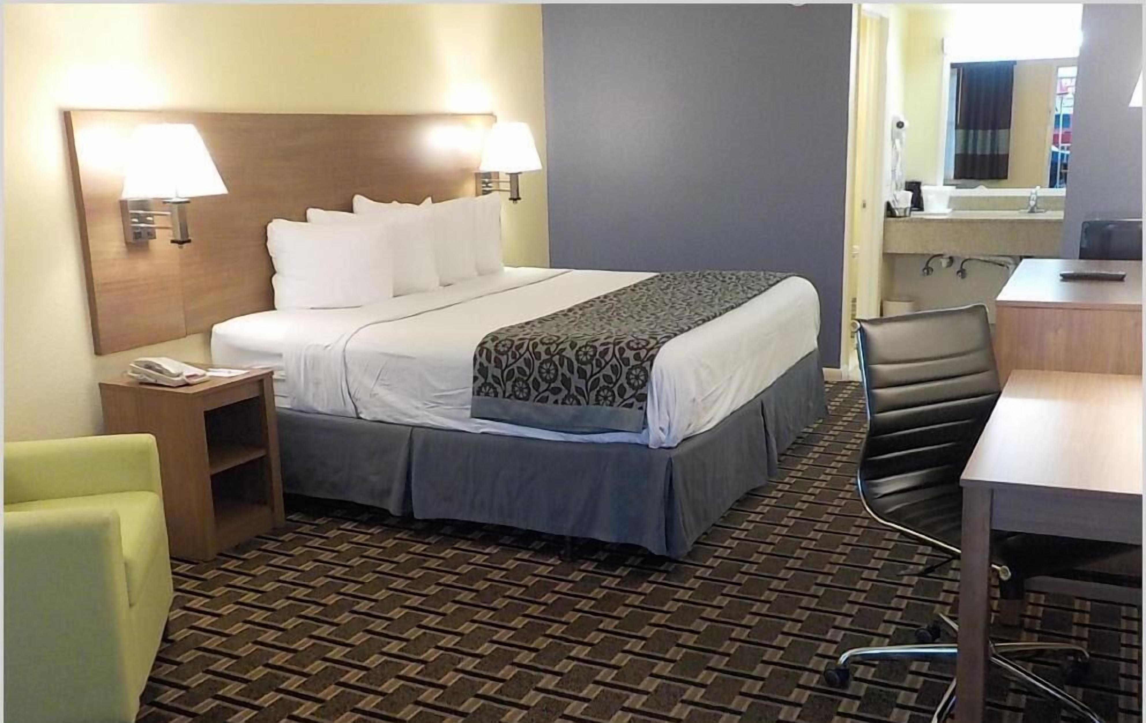 In-room safe, desk, laptop workspace, blackout drapes