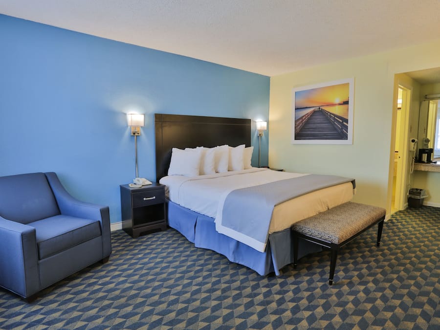 Desk, blackout curtains, iron/ironing board, rollaway beds