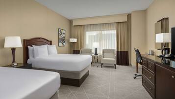 Standard Room, 2 Double Beds, Non Smoking | Premium bedding, pillowtop beds, in-room safe, desk