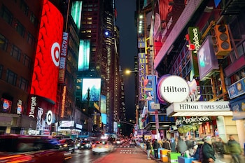 Hotel Exterior at Hilton New York Times Square