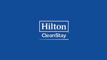 Cleanliness badge at Hilton New York Times Square