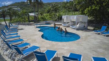 2 outdoor pools, pool umbrellas, sun loungers