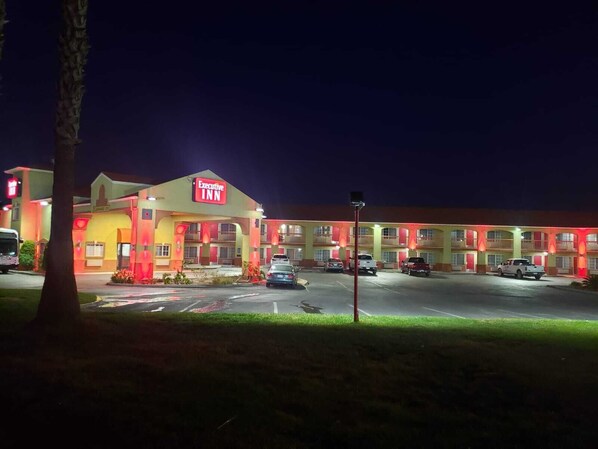 Front of property – evening/night