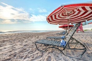 On the beach