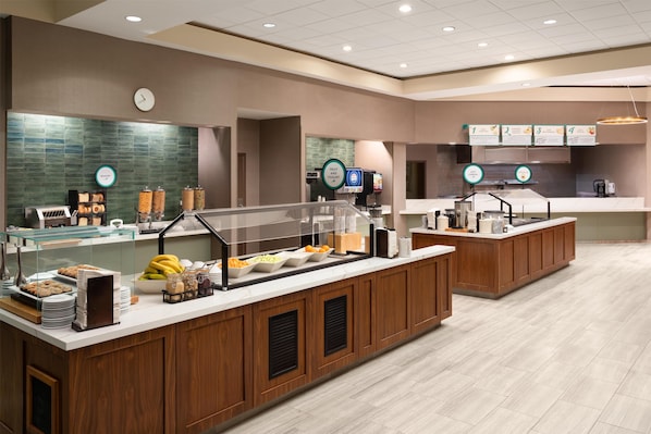 Free daily buffet breakfast
