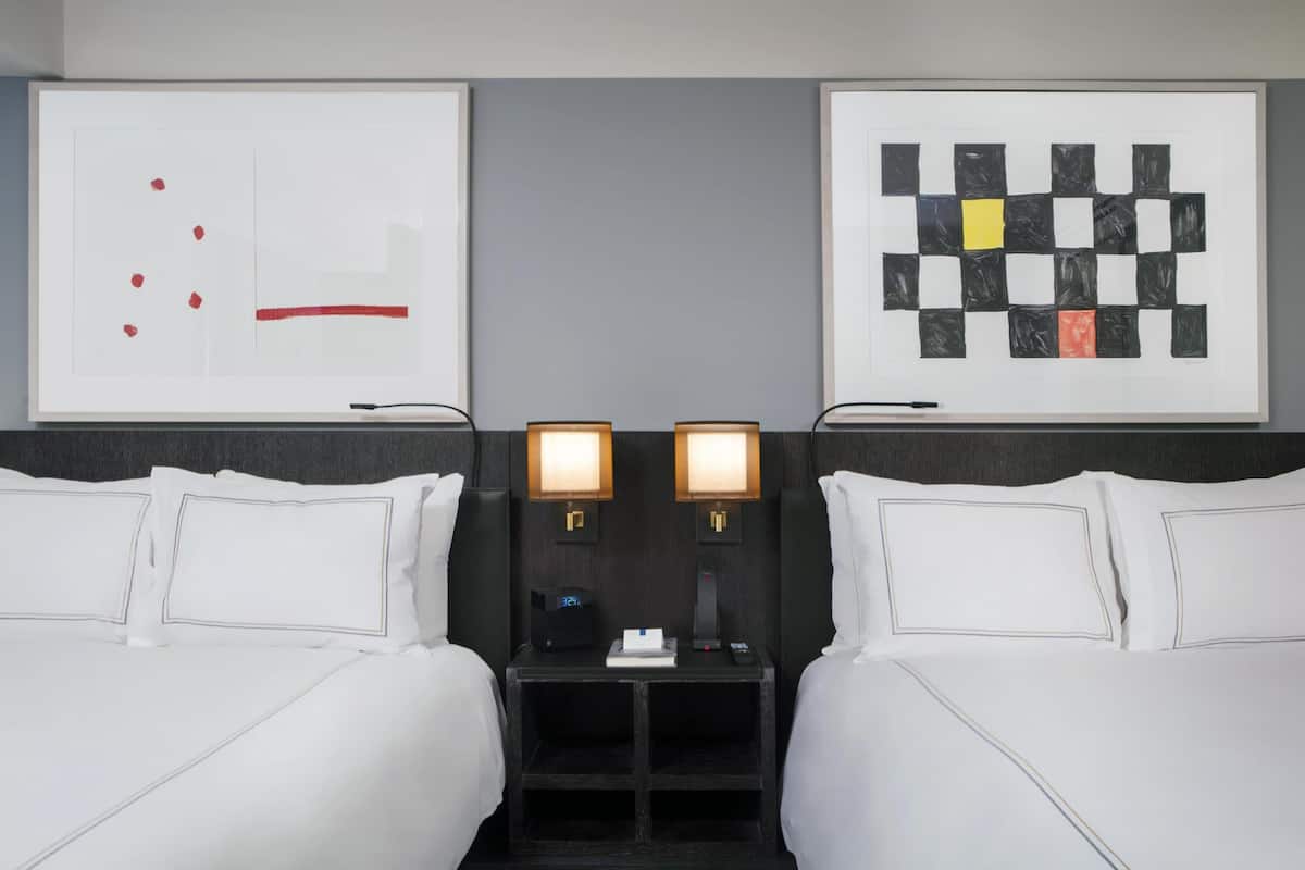 1 bedroom, premium bedding, down comforters, pillowtop beds