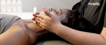 Couples treatment rooms, sauna, steam room, body treatments at Fairmont Miramar Hotel