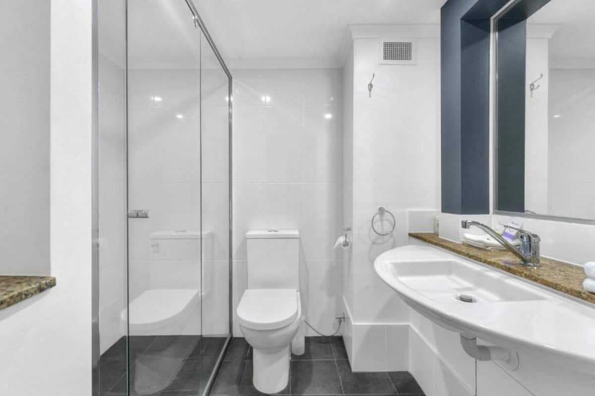 free toiletries, hair dryer, towels, soap