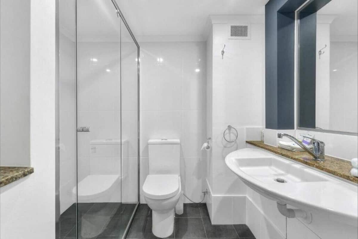 free toiletries, hair dryer, towels, soap