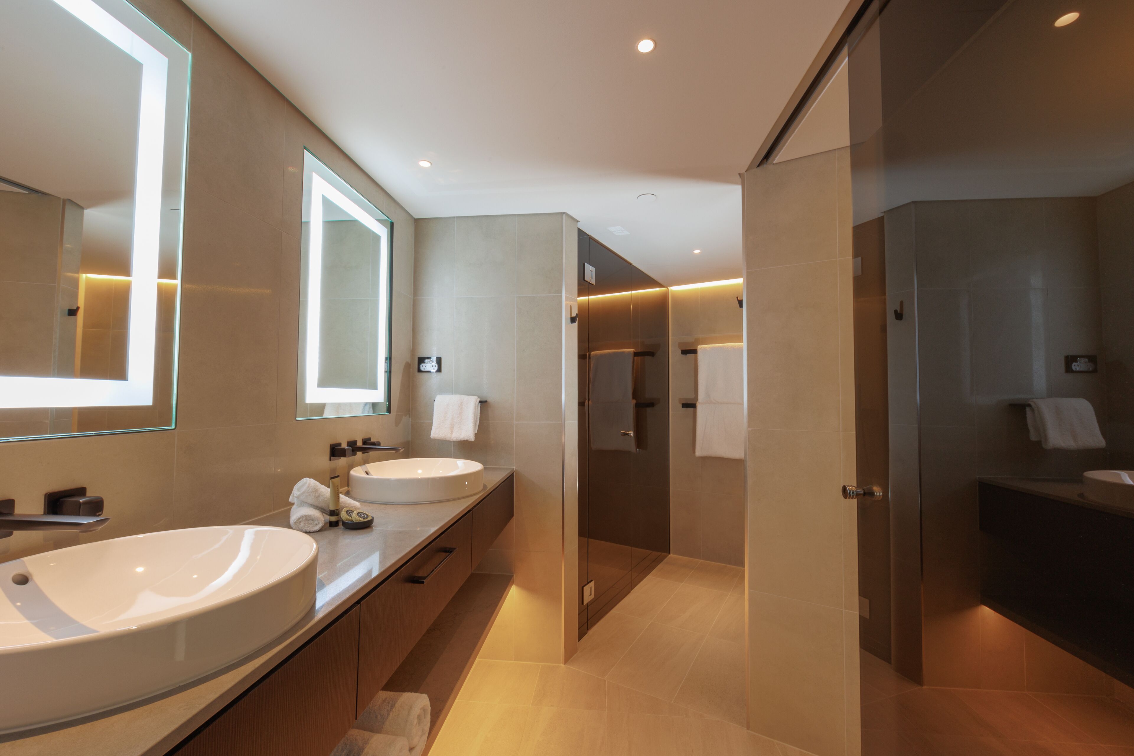 suite, 1 king bed, harbour view | bathroom | free toiletries, hair dryer, towels