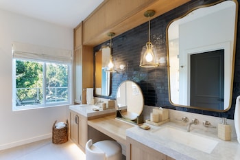 Suite, 2 Bedrooms (Live Oak) | Bathroom | Separate tub and shower, free toiletries, hair dryer, bathrobes at Carmel Valley Ranch, in The Unbound Collection by Hyatt