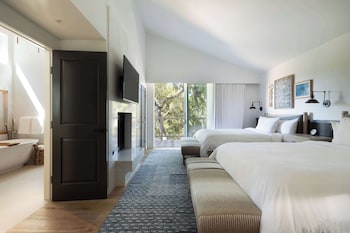 Suite, 2 Bedrooms (Carmel Family) | Premium bedding, in-room safe, desk, blackout drapes at Carmel Valley Ranch, in The Unbound Collection by Hyatt