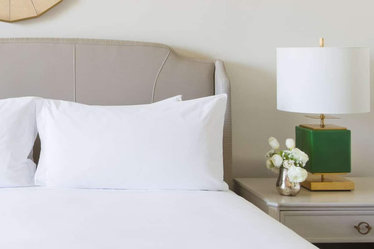 Frette Italian sheets, premium bedding, down duvets, pillow-top beds
