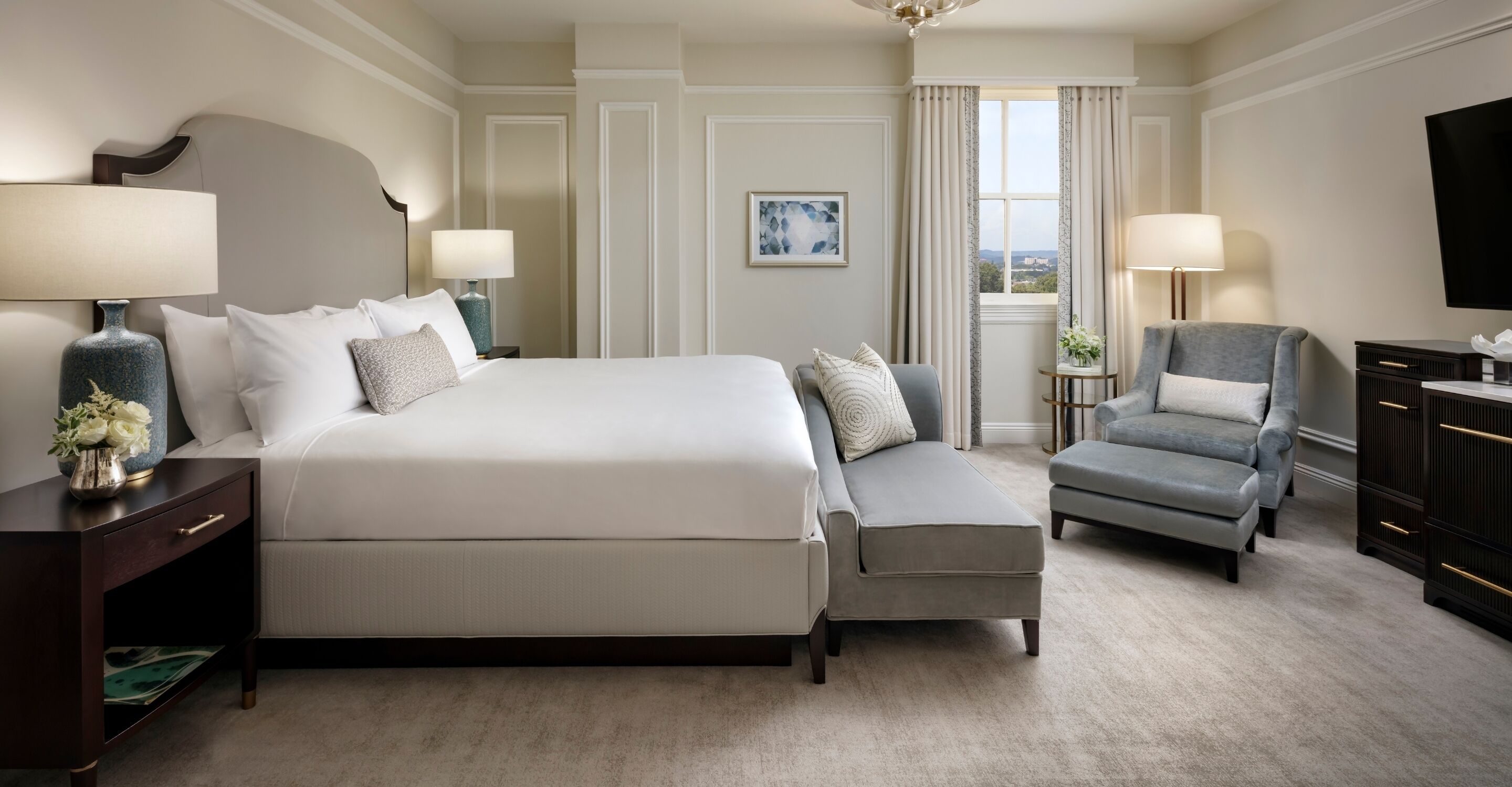suite | frette italian sheets, premium bedding, pillow-top beds, minibar