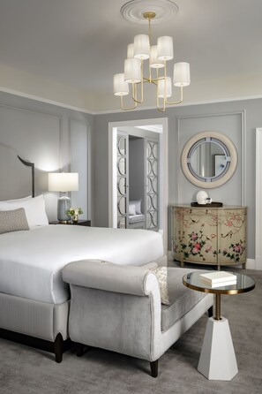 The Hermitage Suite | Frette Italian sheets, premium bedding, pillowtop beds, minibar