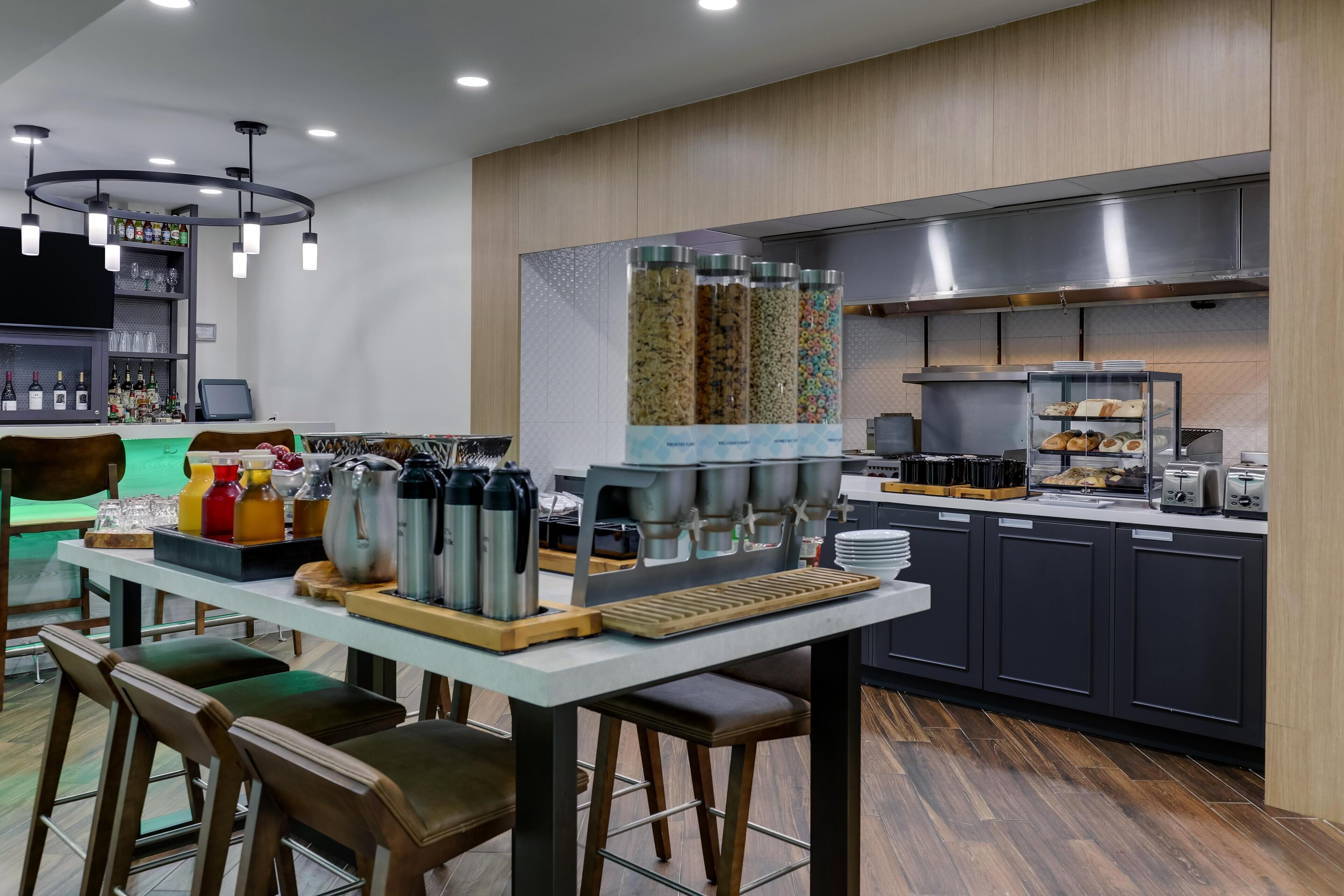Daily cooked-to-order breakfast for a fee