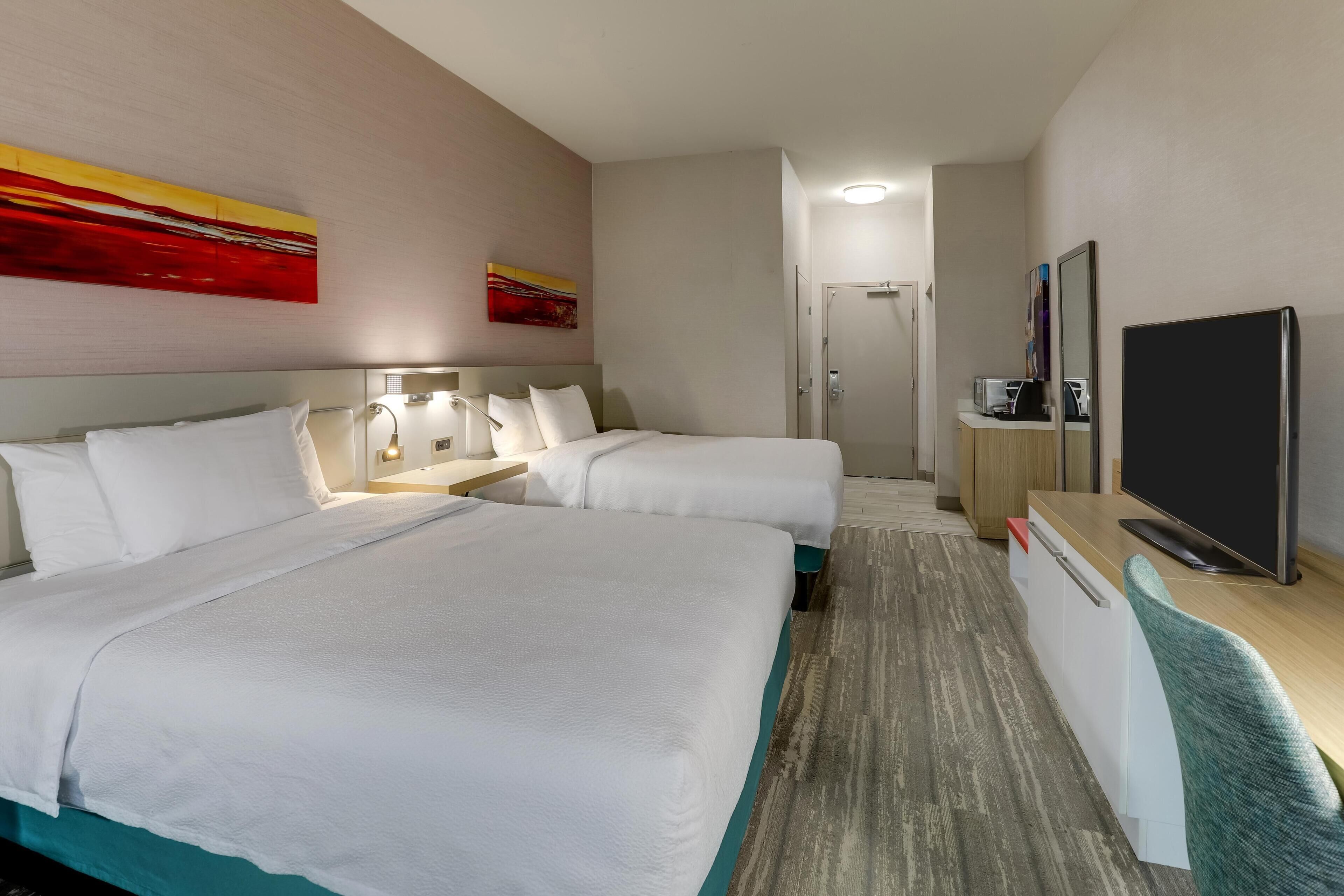 Standard Room, 2 Queen Beds | Desk, laptop workspace, iron/ironing board, free WiFi
