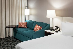 In-room safe, desk, laptop workspace, blackout drapes