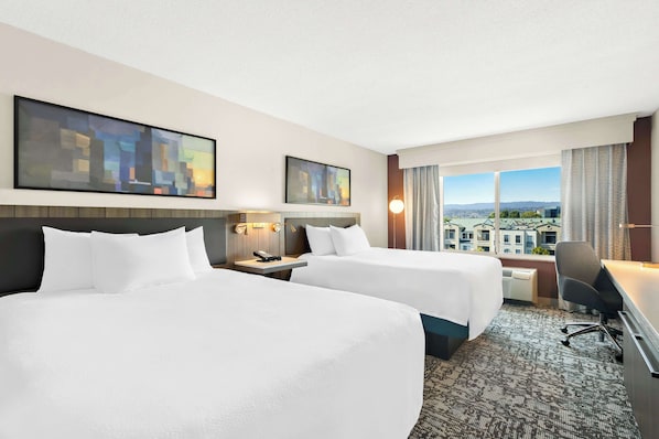 Room, 2 Queen Beds | Premium bedding, desk, laptop workspace, iron/ironing board