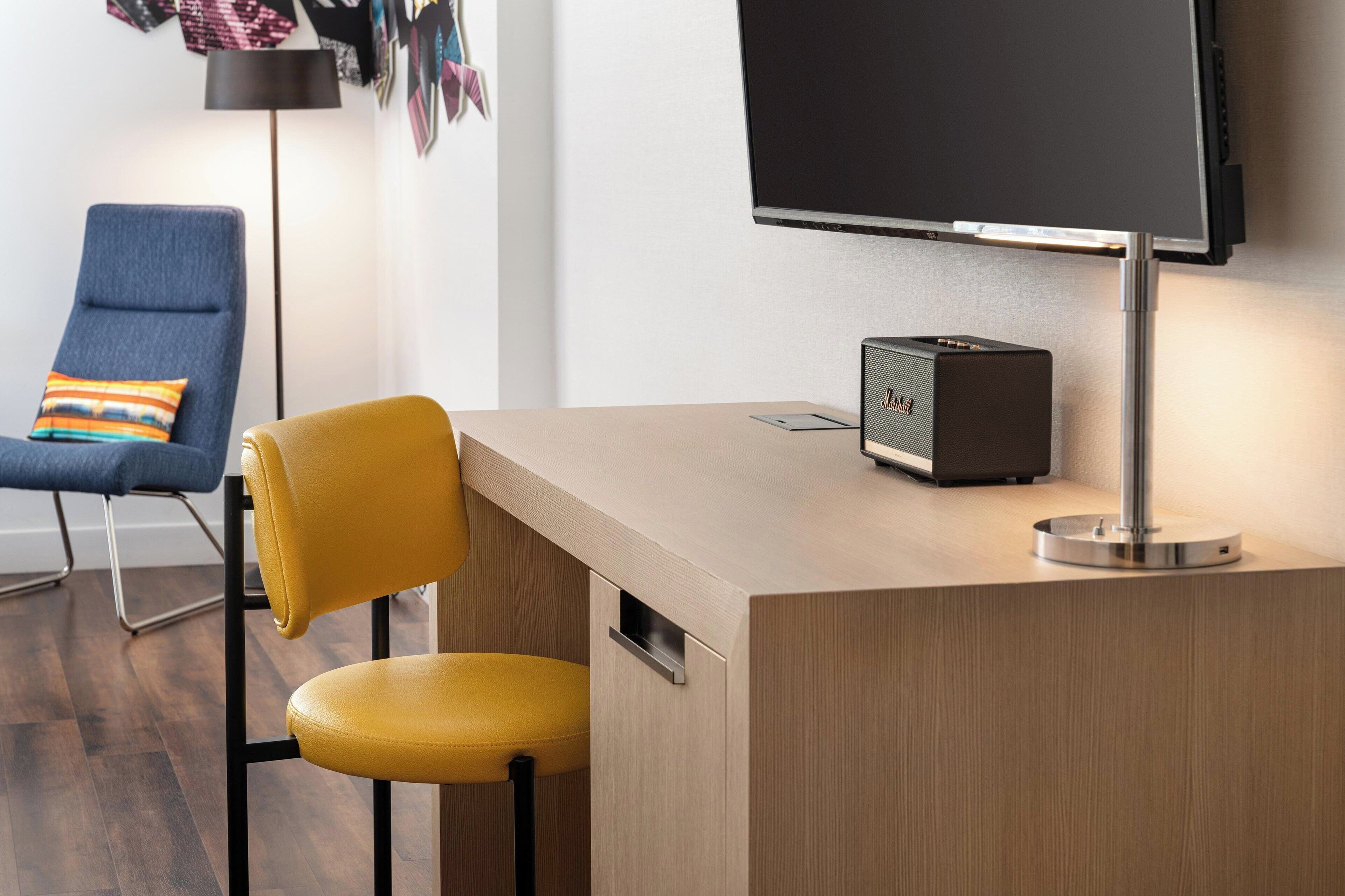 1 bedroom, hypo-allergenic bedding, in-room safe, desk