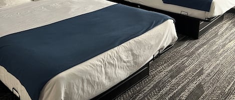 Desk, blackout drapes, iron/ironing board, free WiFi