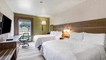 Standard Room, 2 Queen Beds | In-room safe, desk, iron/ironing board, free cots/infant beds