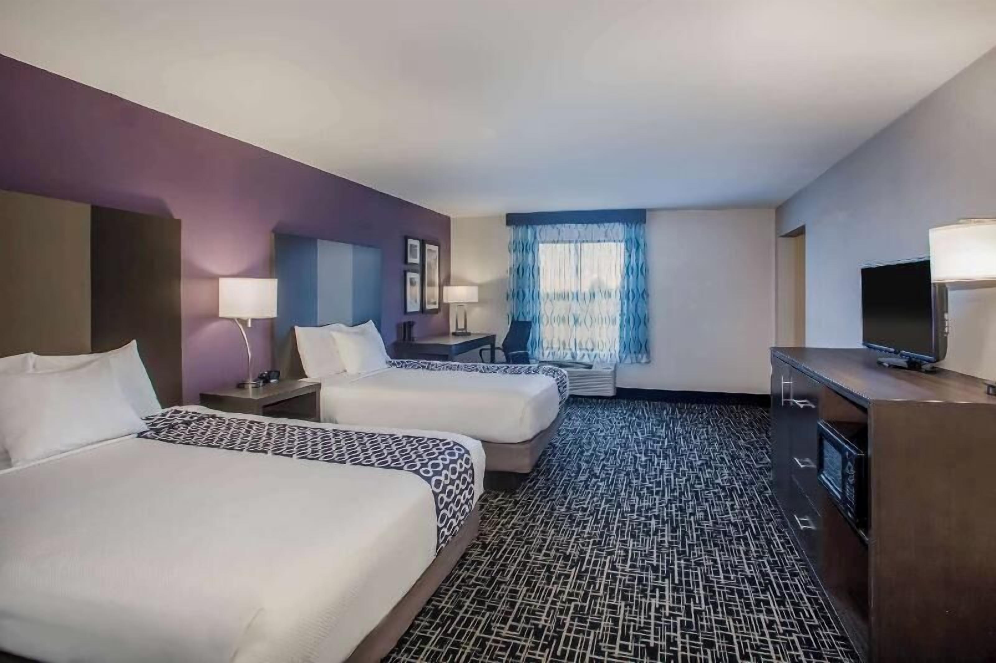 Premium bedding, down comforters, desk, iron/ironing board