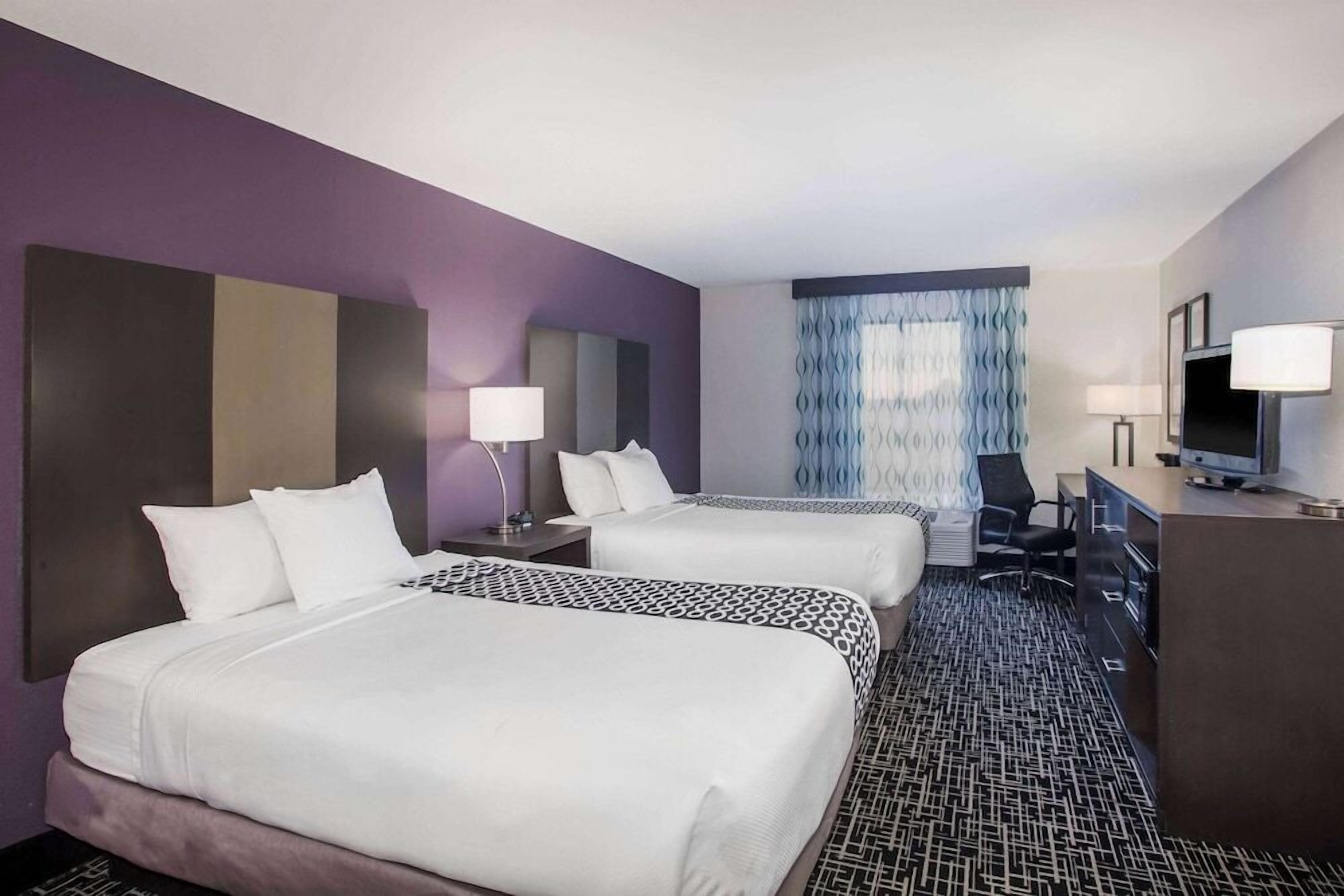 Premium bedding, down comforters, desk, iron/ironing board