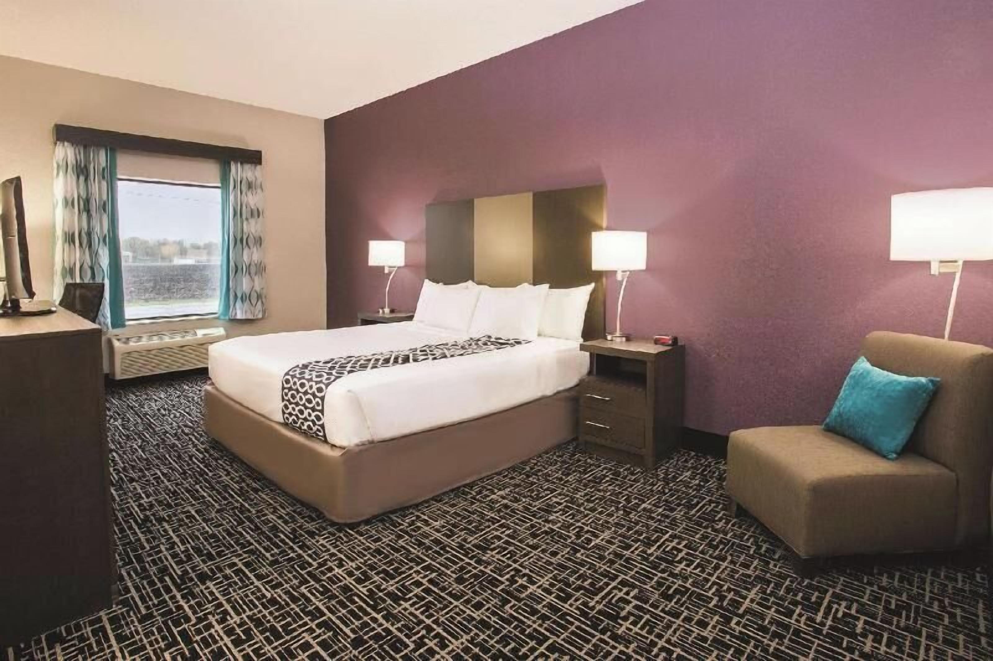 Premium bedding, down comforters, desk, iron/ironing board