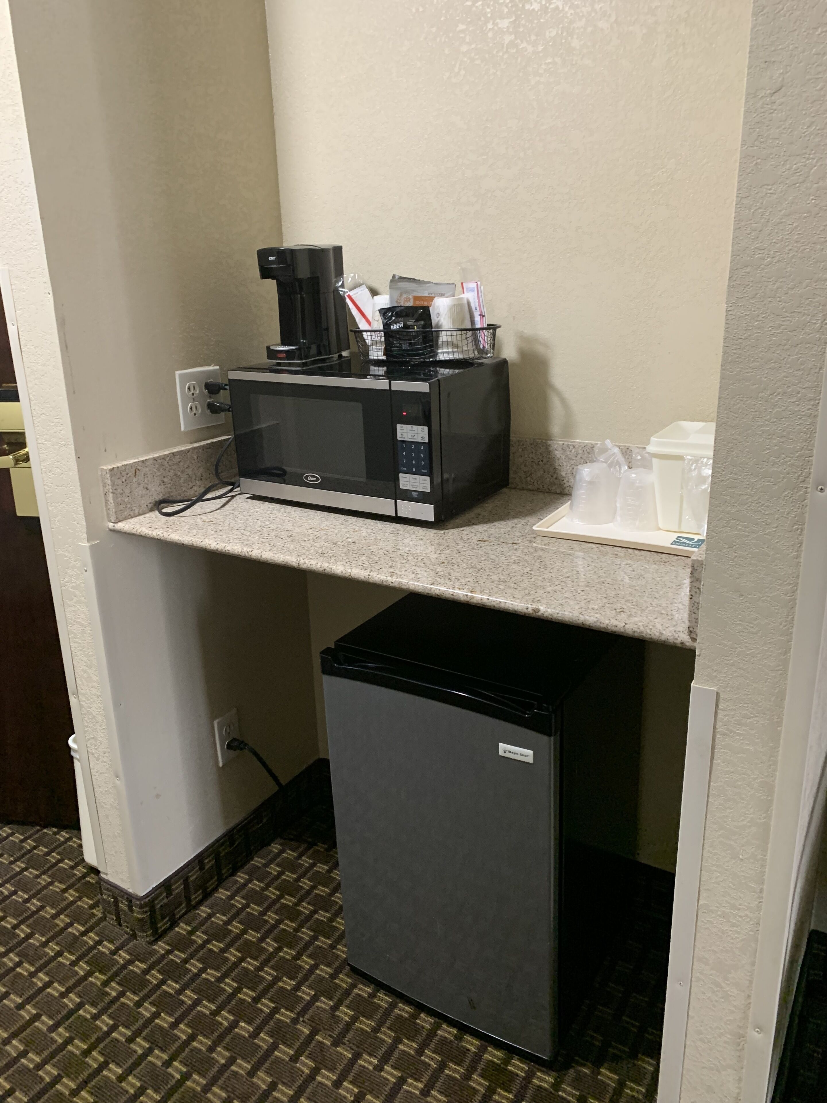 premium bedding, desk, laptop workspace, iron/ironing board