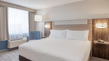 In-room safe, desk, blackout curtains, soundproofing